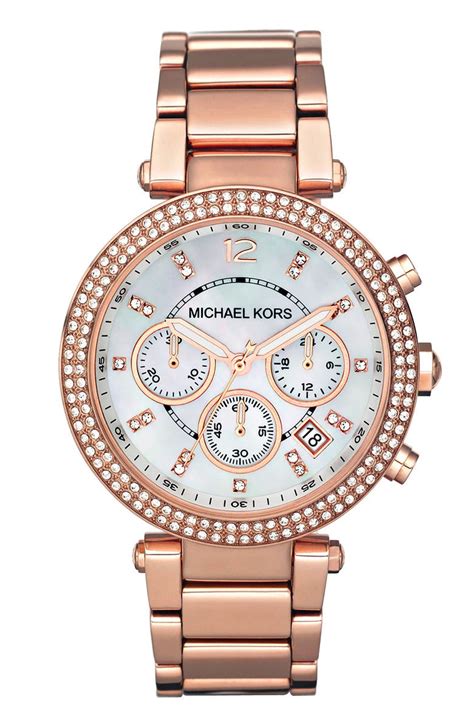 nordstrom rack michael kors parker gold bracelet watch